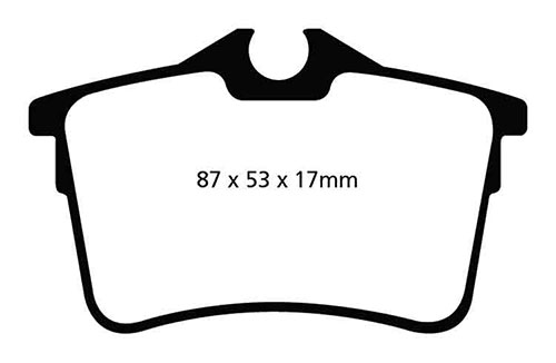 EBC Green Stuff Brake Pads - Rear for Citroen Berlingo