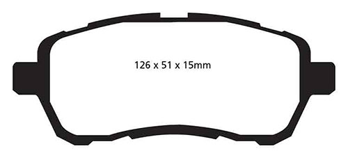EBC Green Stuff Brake Pads - Front for Suzuki Swift