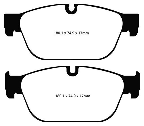 EBC Green Stuff Brake Pads - Front for Citroen C5