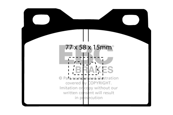 EBC Ultimax Brake Pads - Front for Peugeot 305