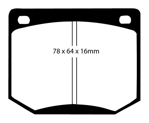 EBC Green Stuff Brake Pads - Front for Saab 900