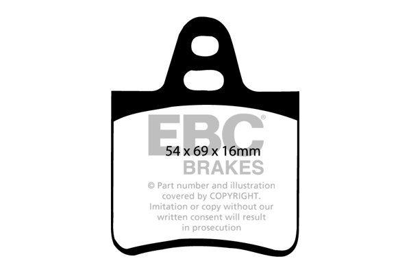 EBC Ultimax Brake Pads - Rear for Citroen CX