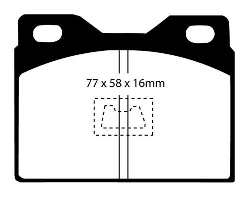 EBC Green Stuff Brake Pads - Front for Peugeot 304