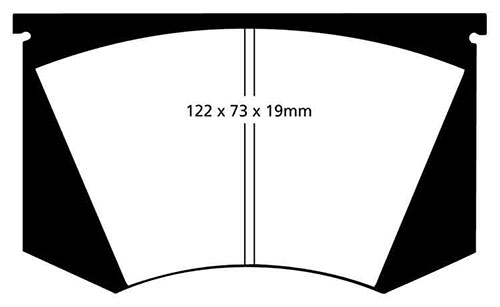 EBC Green Stuff Brake Pads - Front for Maserati Ghibli