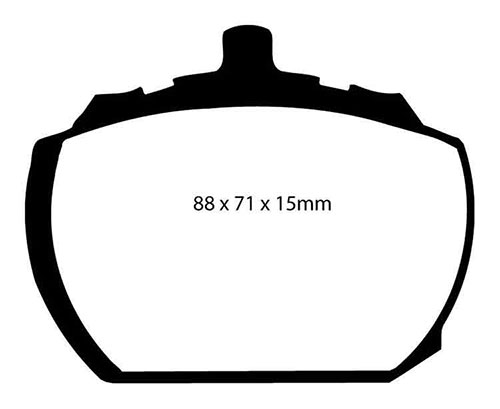 EBC Green Stuff Brake Pads - Front for Triumph Stag