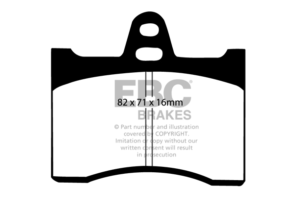 EBC Ultimax Brake Pads - Rear for Citroen CX