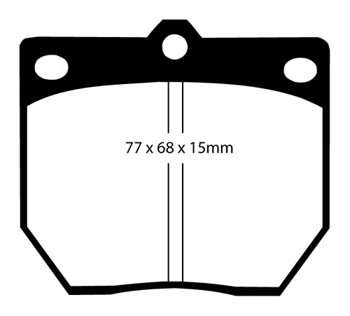 EBC Green Stuff Brake Pads - Front for Nissan Skyline