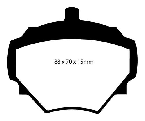 EBC Green Stuff Brake Pads - Rear for Land Rover Discovery