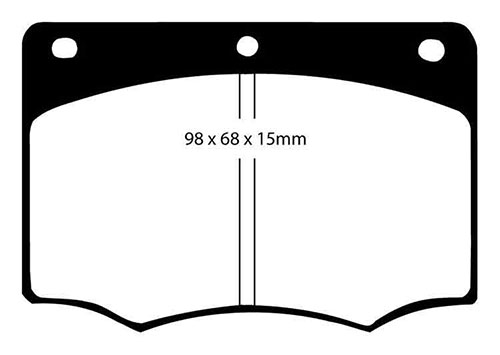 EBC Green Stuff Brake Pads - Front for TVR 400