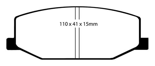 EBC Green Stuff Brake Pads - Front for Suzuki SJ
