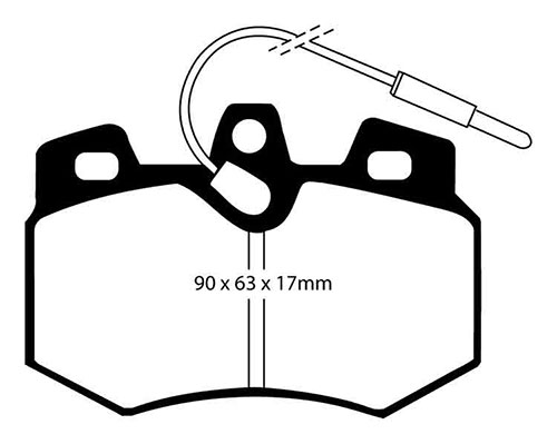 EBC Green Stuff Brake Pads - Front for Citroen AX