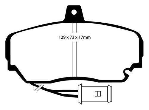 EBC Green Stuff Brake Pads - Front for Honda Legend