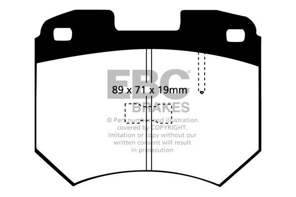 EBC Ultimax Brake Pads - Front for Audi 100