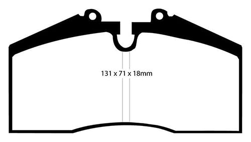 EBC Green Stuff Brake Pads - Front for Porsche 928