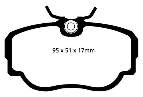 EBC Green Stuff Brake Pads - Front for BMW Z1