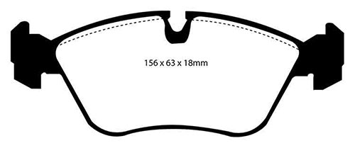 EBC Green Stuff Brake Pads - Front for Volvo V70