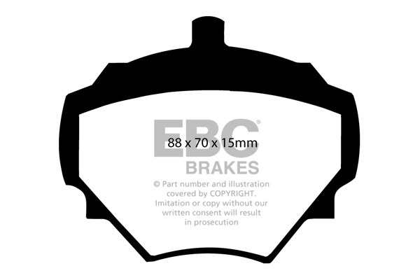 EBC Ultimax Brake Pads - Rear for Land Rover Defender