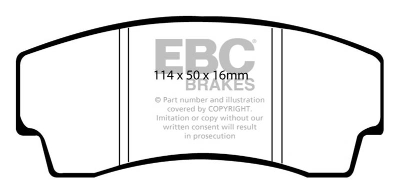 EBC Red Stuff Brake Pads - Rear for Lotus Esprit