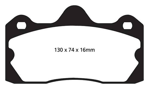 EBC Red Stuff Brake Pads - Rear for Lotus Evora