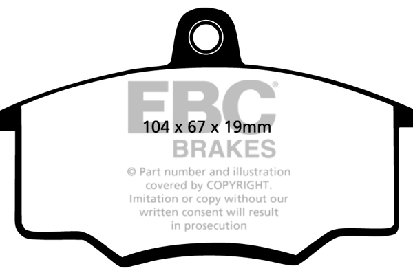 EBC Ultimax Brake Pads - Front for Audi Coupe (B2/B3/B4)