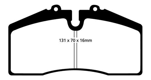 EBC Red Stuff Brake Pads - Front for Audi 80