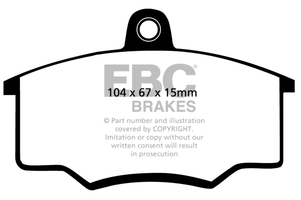 EBC Ultimax Brake Pads - Front for Audi Coupe (B2/B3/B4)