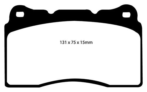 EBC Red Stuff Brake Pads - Rear for Ford GT
