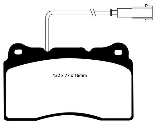 EBC Red Stuff Brake Pads - Front for Alfa Romeo 159