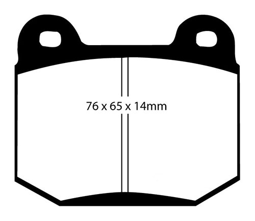 EBC Red Stuff Brake Pads - Rear for Subaru Impreza Mk 2