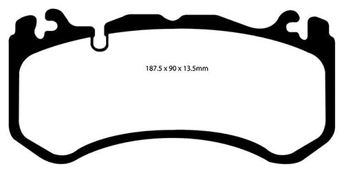 EBC Red Stuff Brake Pads - Front for Mercedes SL-Class