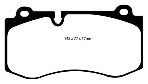 EBC Red Stuff Brake Pads - Front for Mercedes S-Class
