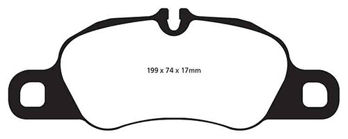 EBC Red Stuff Brake Pads - Front for Porsche Boxster