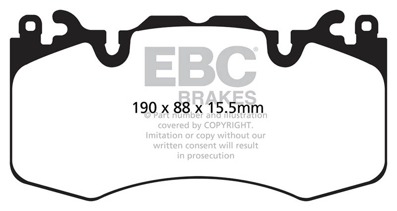 EBC Red Stuff Brake Pads - Front for Land Rover Range Rover