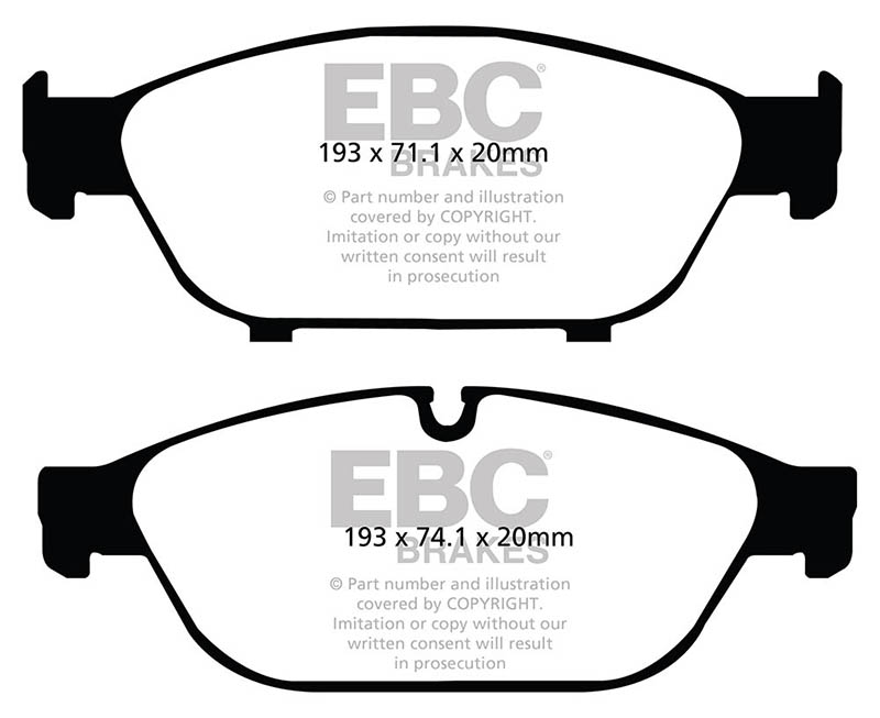 EBC Red Stuff Brake Pads - Front for Audi A7 (4G)