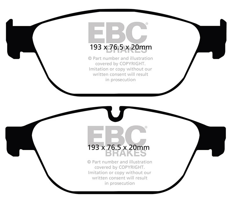 EBC Red Stuff Brake Pads - Front for Audi A8 (4H)