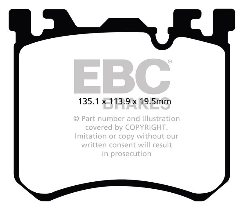 EBC Red Stuff Brake Pads - Front for BMW X5 (E70)