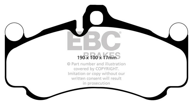 EBC Red Stuff Brake Pads - Front for Porsche 911 (997)