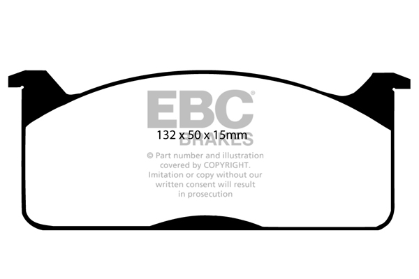 EBC Ultimax Brake Pads - Front for Toyota Hilux