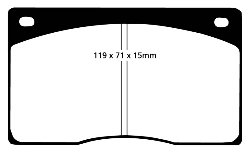 EBC Red Stuff Brake Pads - Front for Aston Martin DB7