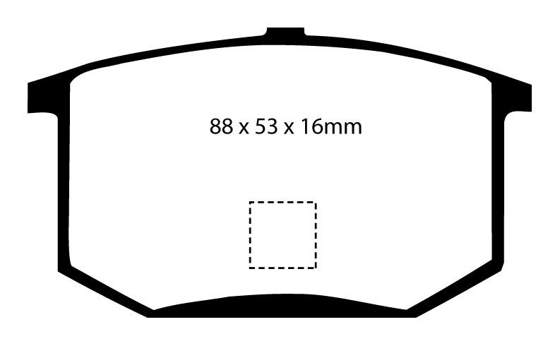 EBC Red Stuff Brake Pads - Rear for Lotus Esprit