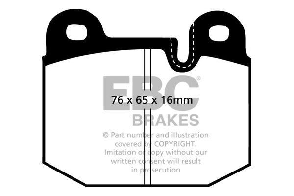 EBC Ultimax Brake Pads - Front for BMW 3 Series (E21)