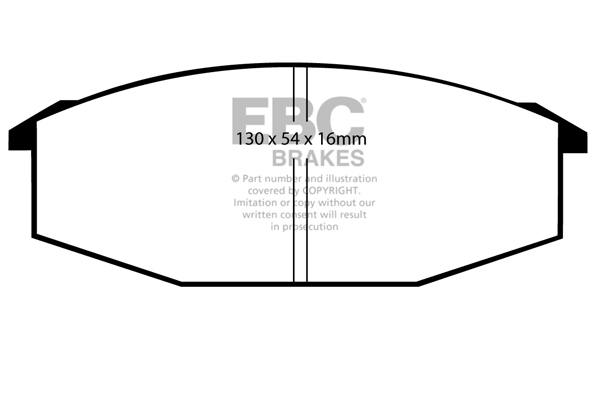 EBC Ultimax Brake Pads - Front for Nissan 280ZX