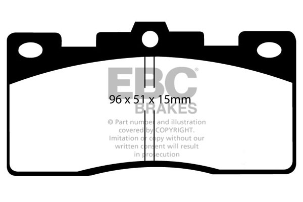 EBC Ultimax Brake Pads - Rear for Toyota Celica