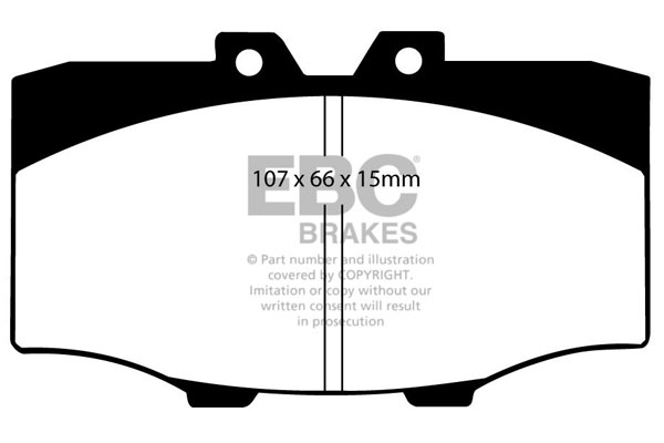 EBC Ultimax Brake Pads - Front for Toyota Land Cruiser