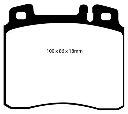EBC Red Stuff Brake Pads - Front for Mercedes S-Class