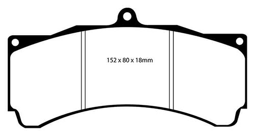 EBC Yellow Stuff Brake Pads - Front for Subaru Impreza Mk 3