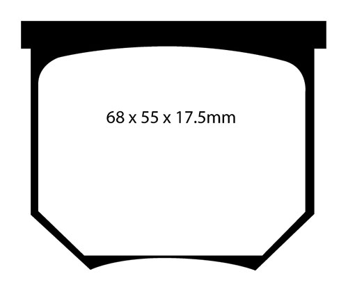 EBC Yellow Stuff Brake Pads - Rear for Lotus Elite