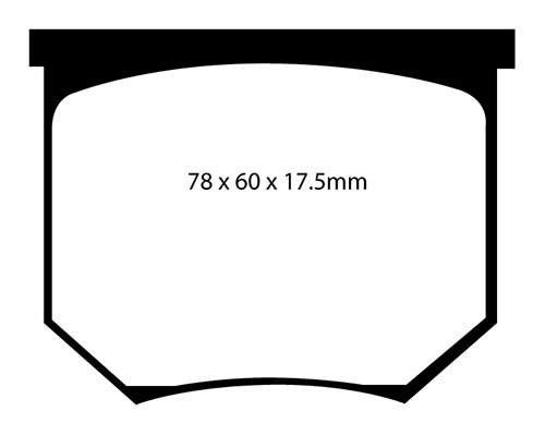EBC Yellow Stuff Brake Pads - Front for Lotus Elite