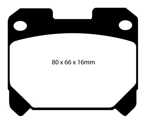 EBC Yellow Stuff Brake Pads - Rear for Toyota Supra