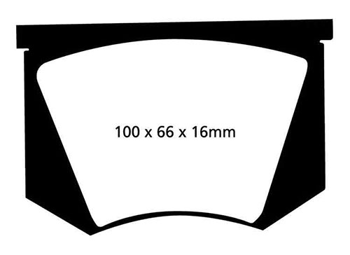 EBC Yellow Stuff Brake Pads - Front for Triumph TR